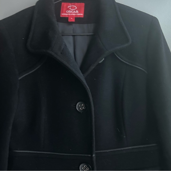 OSCAR de la RENTA stylish wool overcoat - Picture 2 of 5